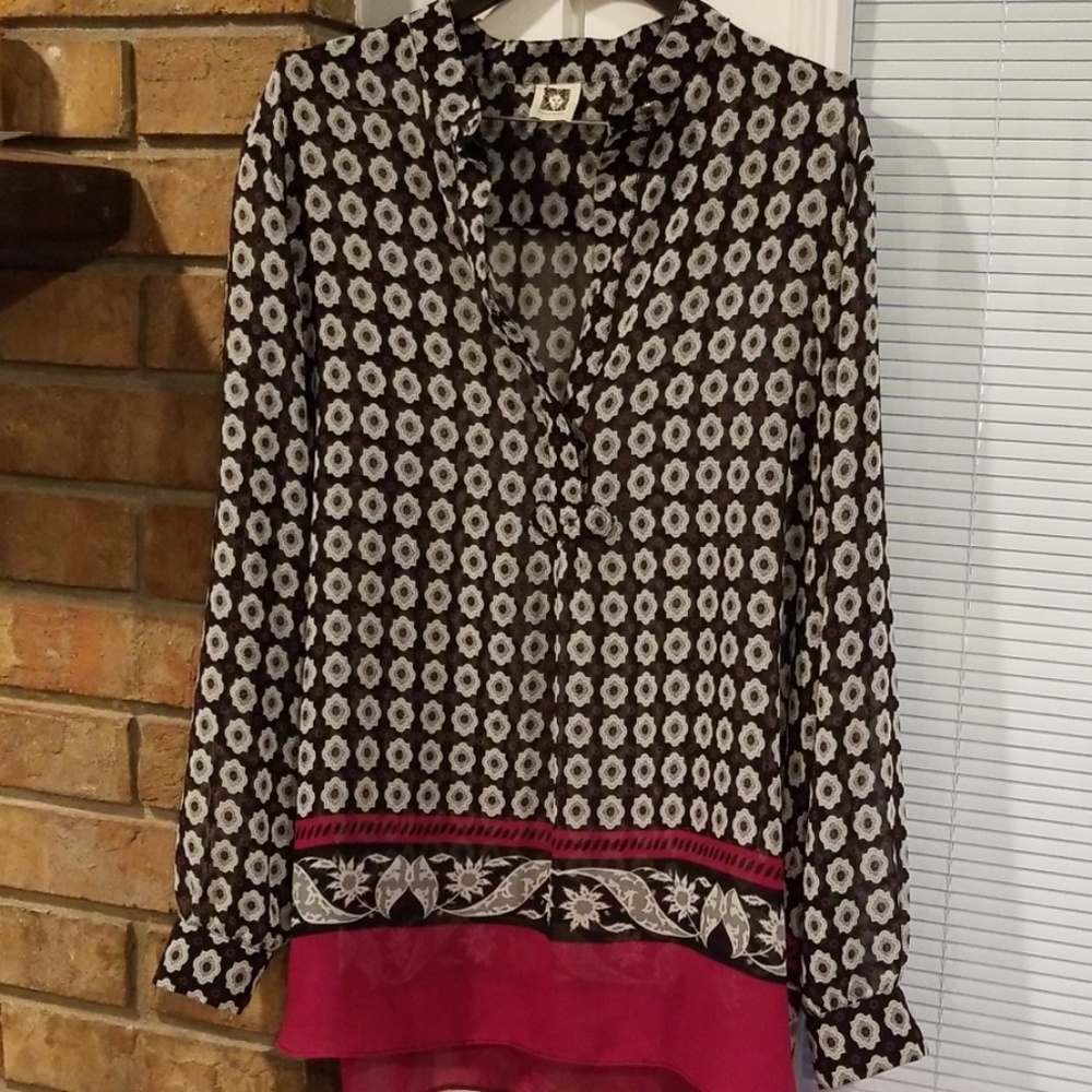 Beautiful, long sleeved shirt.